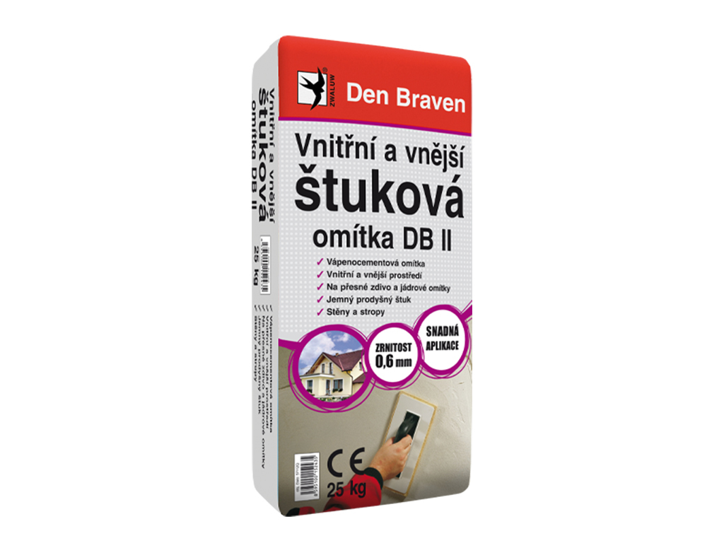 Omietka štuková, vnútorná a vonkajšia, DB II, Den Braven