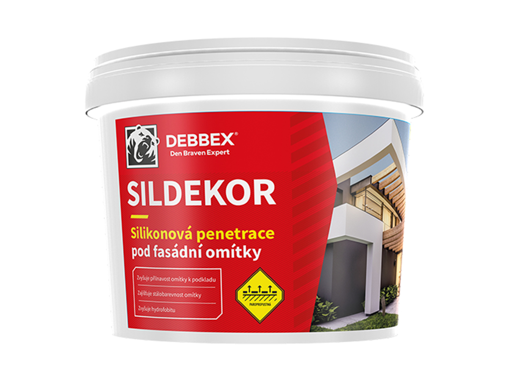 Penetrácia fasádna silikónová SILDEKOR, Den Braven