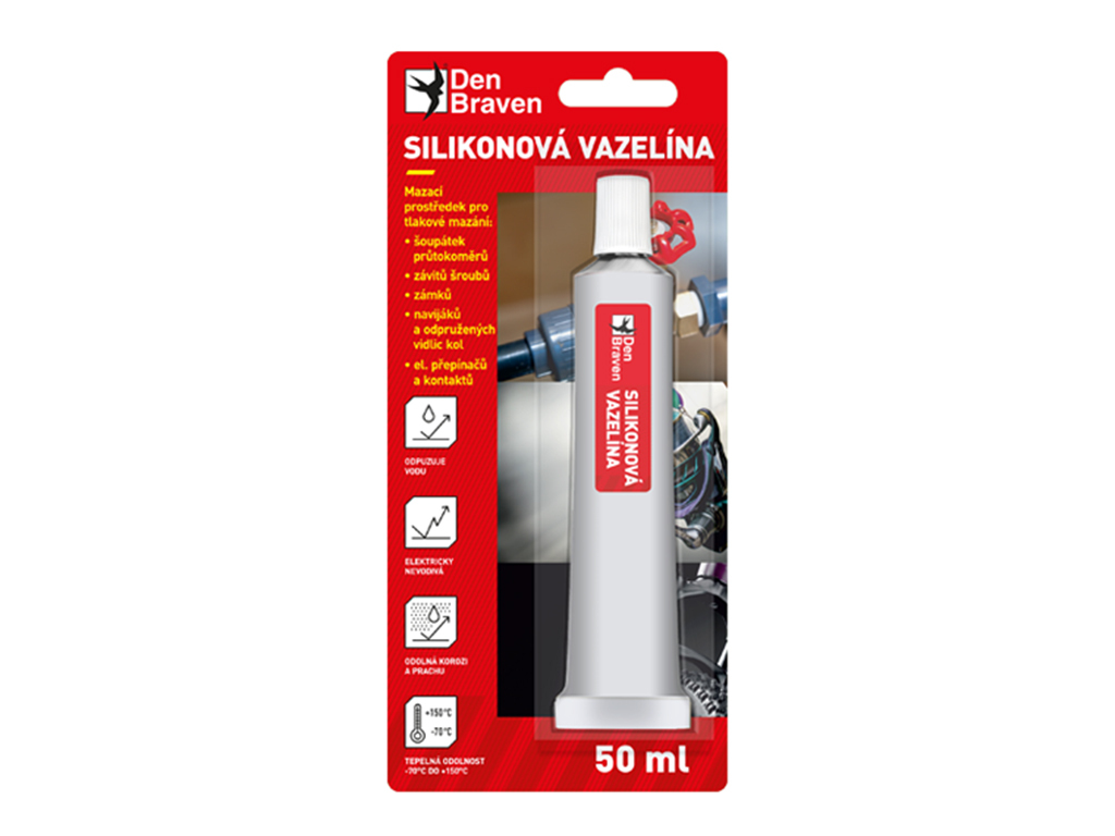 Vazelína silikónová, Den Braven