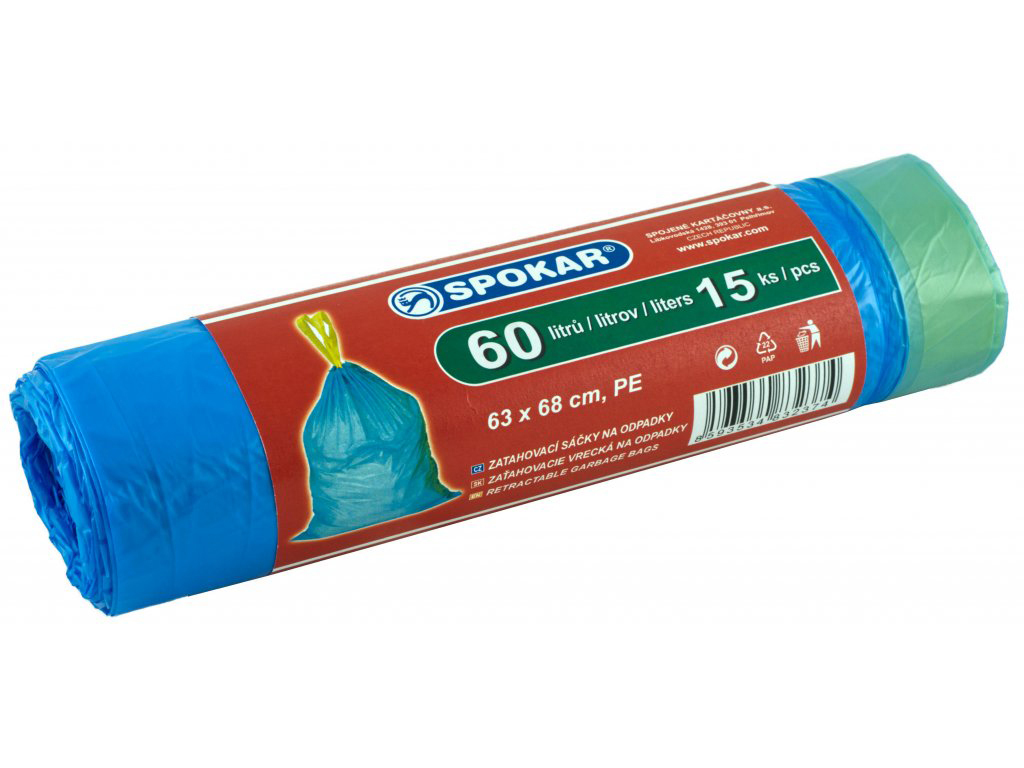 Vrecká zaťahovacie na odpadky, SPOKAR