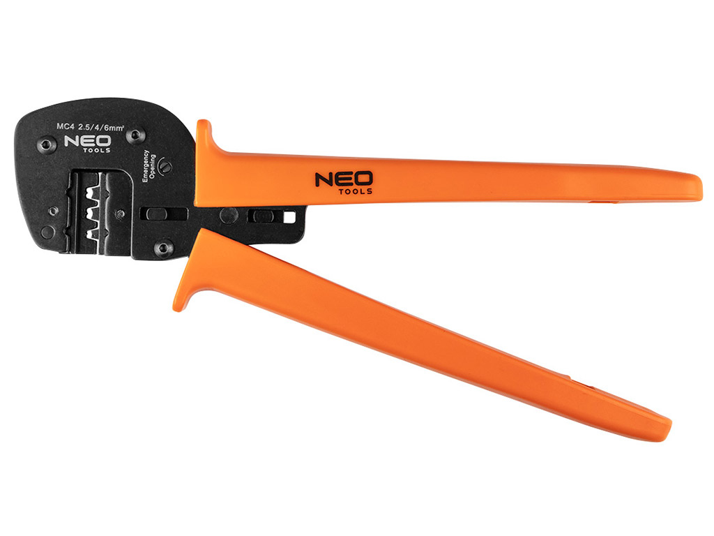 Kliešte krimpovacie na fotovoltaiku, NEO tools