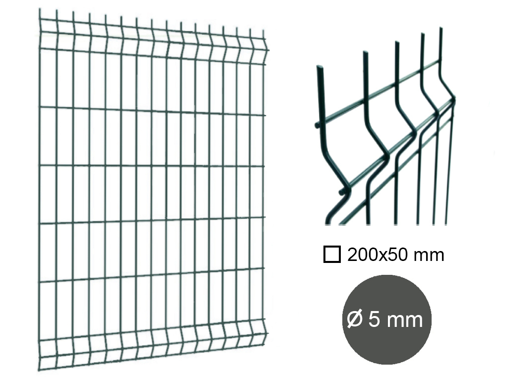 Dielec plotový PILOFOR CLASSIC, drôt 5 mm, antracit