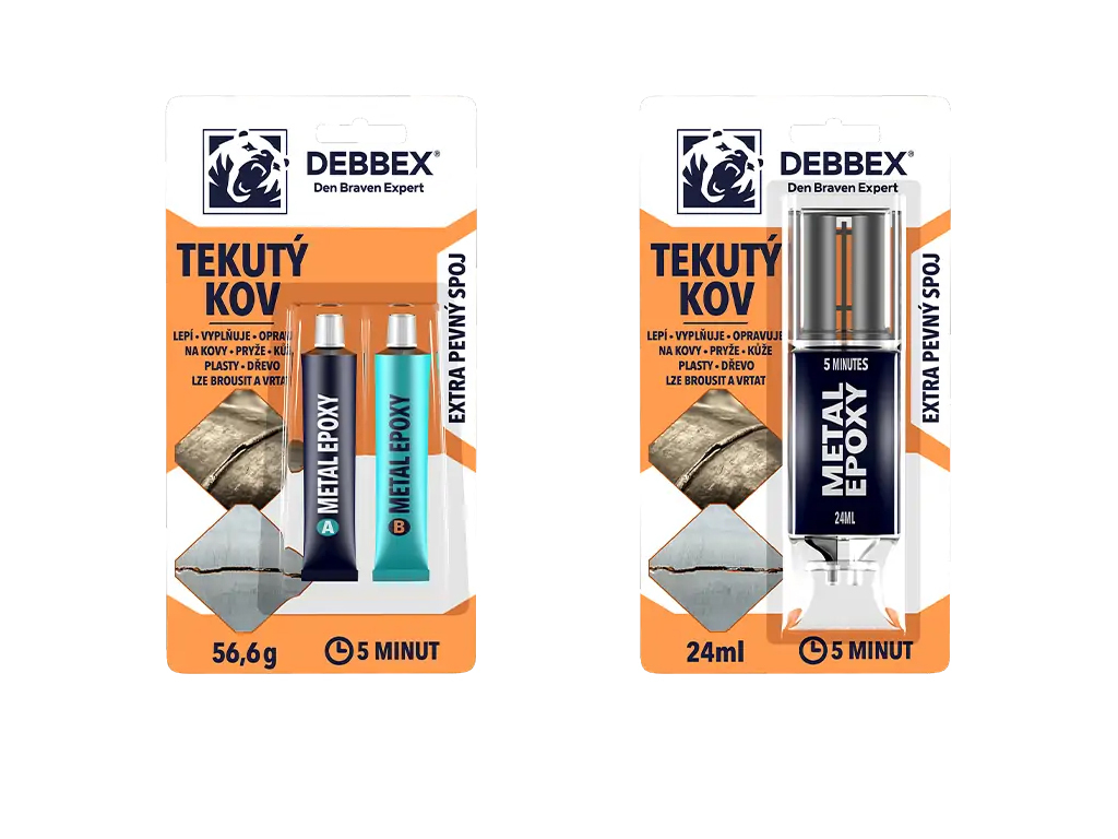 Kov tekutý Metal Epoxy, Den Braven