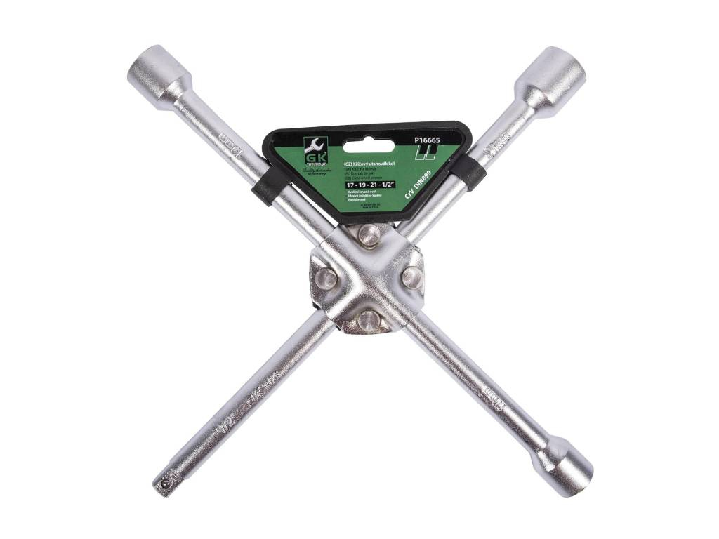 Klíč křížový na kola 1/2", GK TOOLS