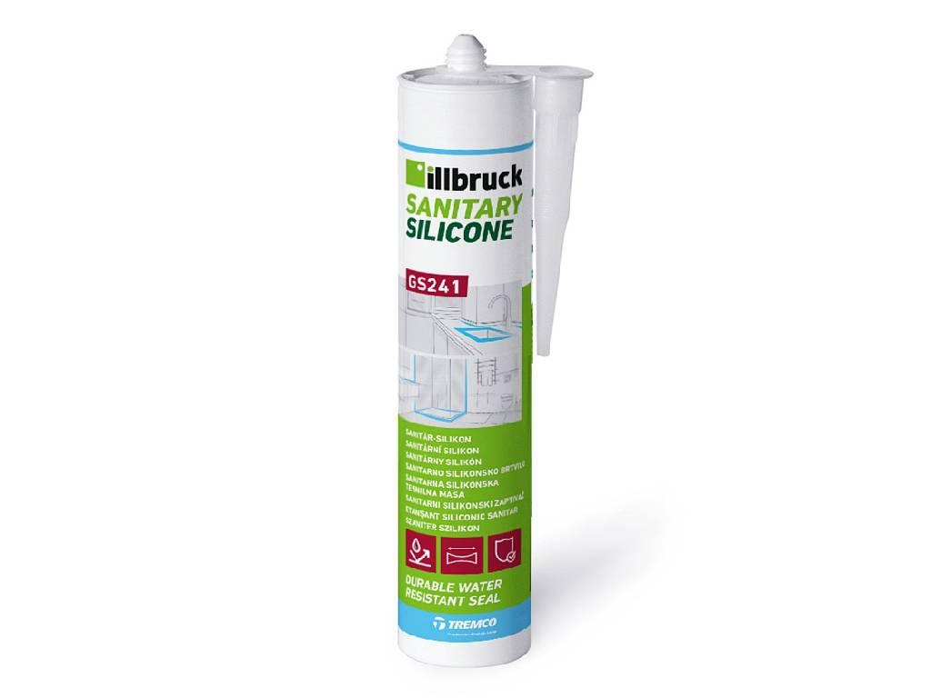 Tmel silikonový sanitární, Illbruck GS241