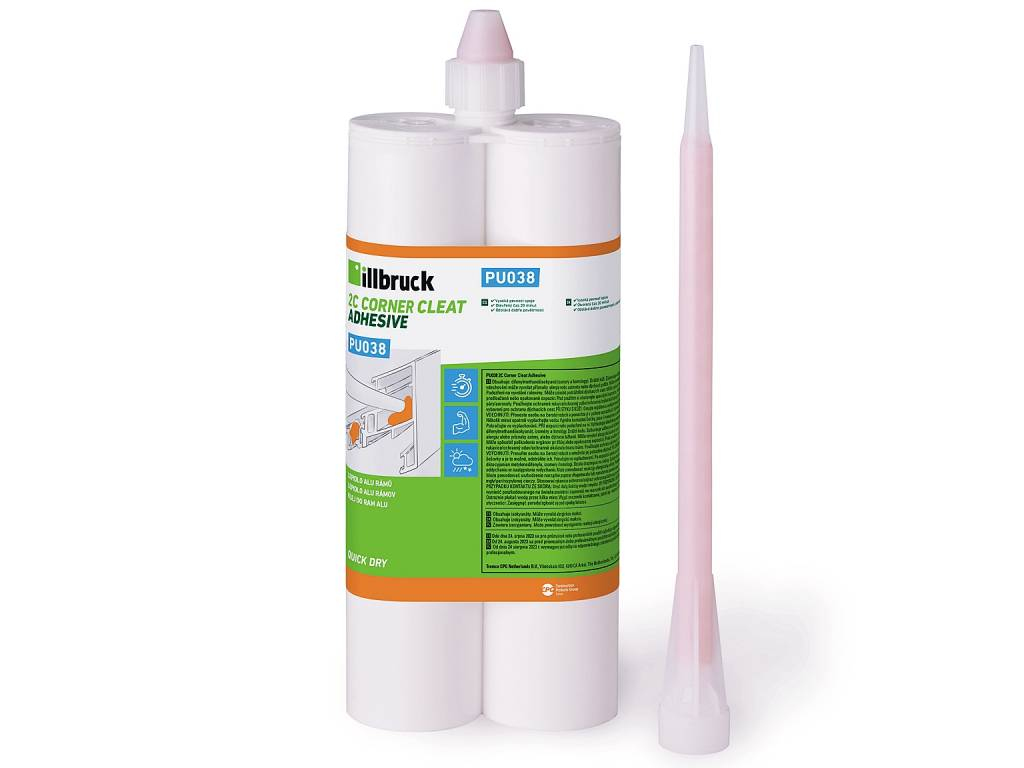 Lepidlo AL rámů dvoukomponentní, 2C CORNER CLEAT ADHESIVE, Illbruck PU038