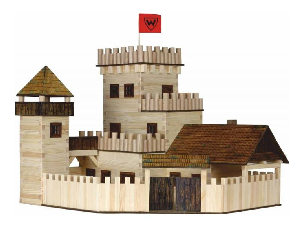 Dřevěná stavebnice Walachia - Hrad