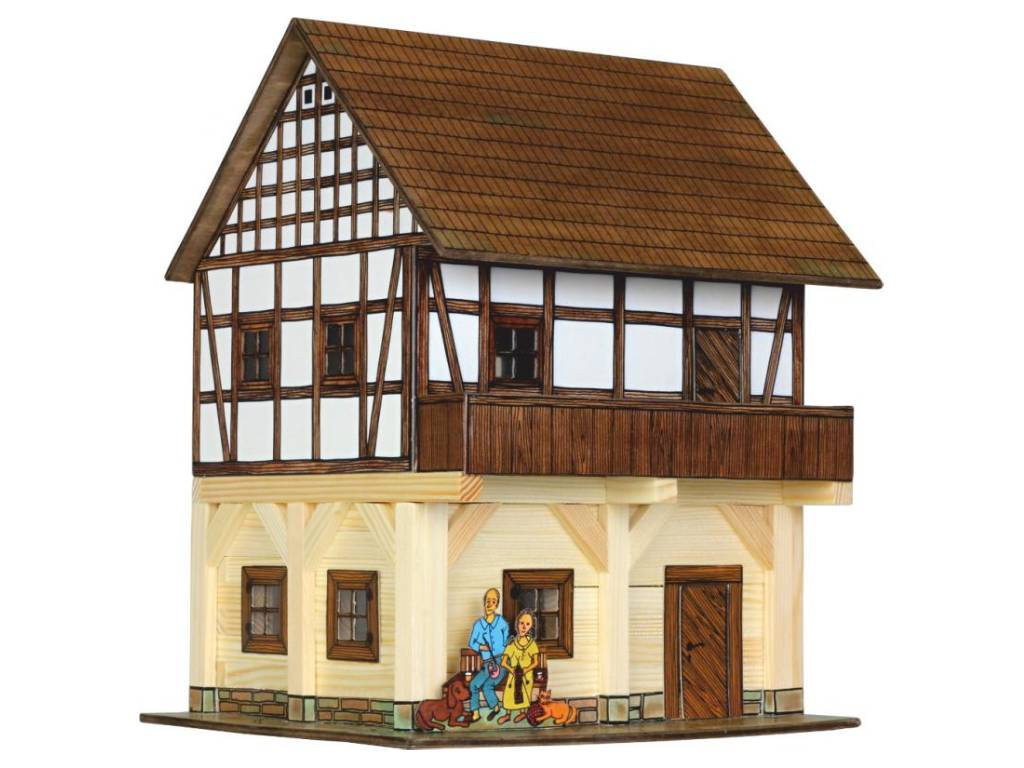Dřevěná stavebnice Walachia - Hrázděný špejchar