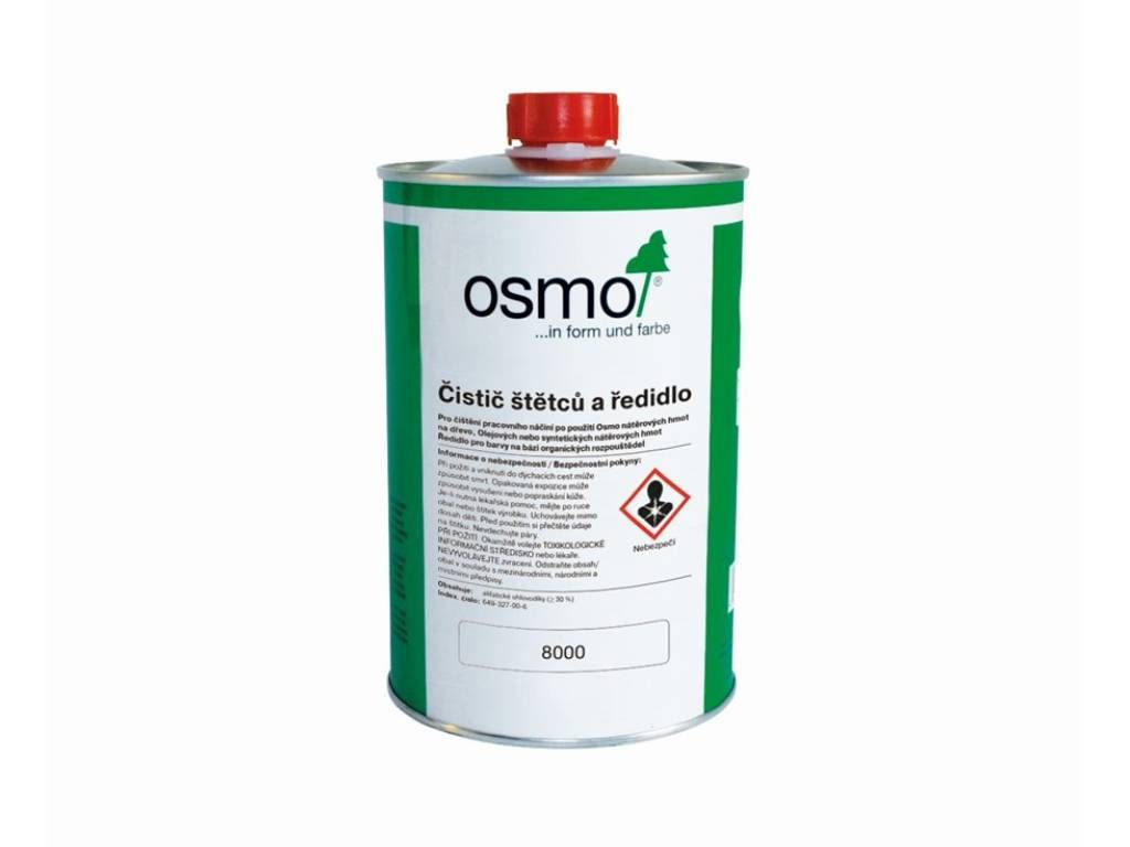 Čistič štětců a ředidlo, 8000, OSMO