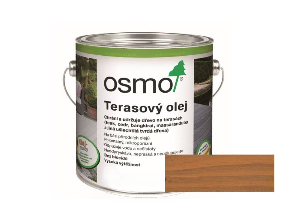 Olej terasový, Douglasie, 004, OSMO