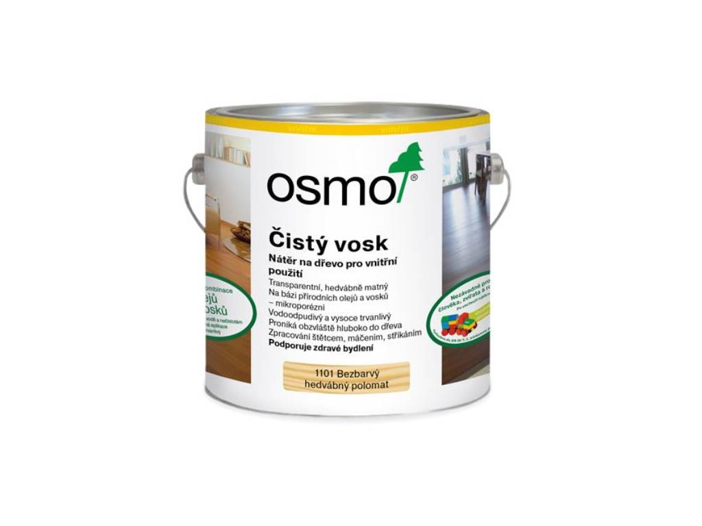 Vosk čistý bezbarvý, 1101, OSMO