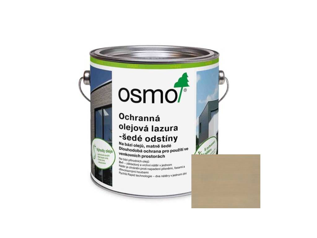 Olejová lazura ochranná, Pískově šedá 1919, OSMO