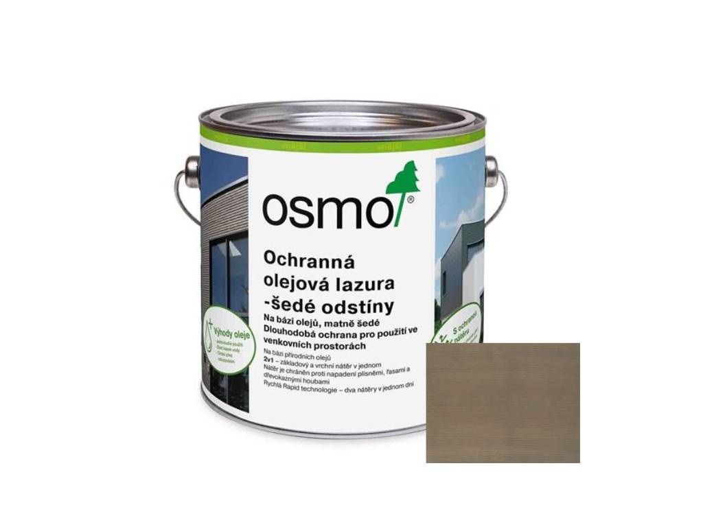 Olejová lazura ochranná, Lávově šedá 1920, OSMO