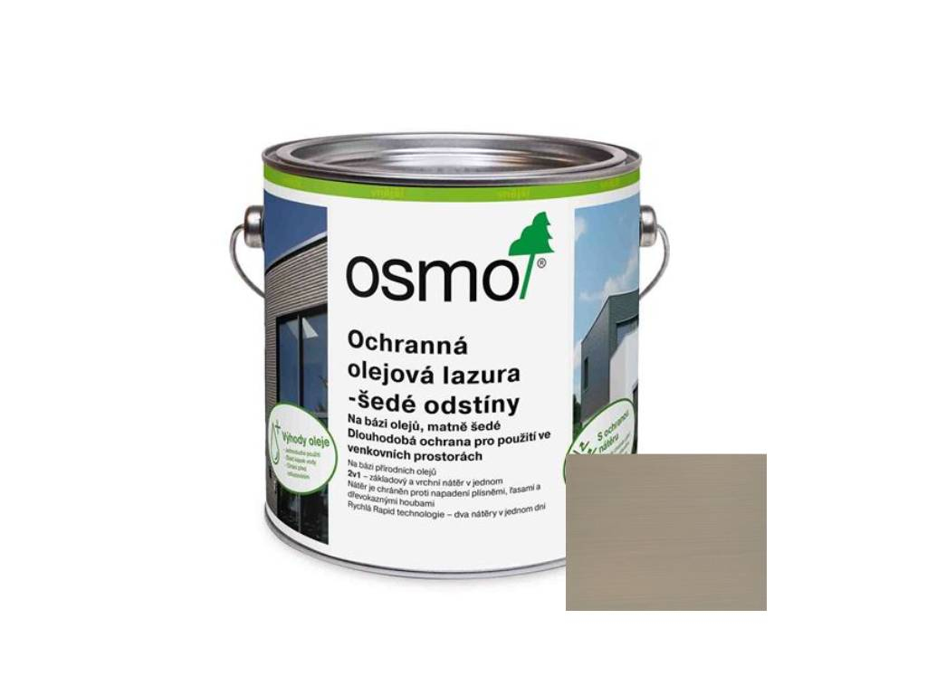 Olejová lazura ochranná, Hedvábně šedá 1922, OSMO