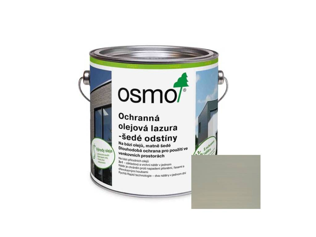 Olejová lazura ochranná, Rákosově šedá 1923, OSMO