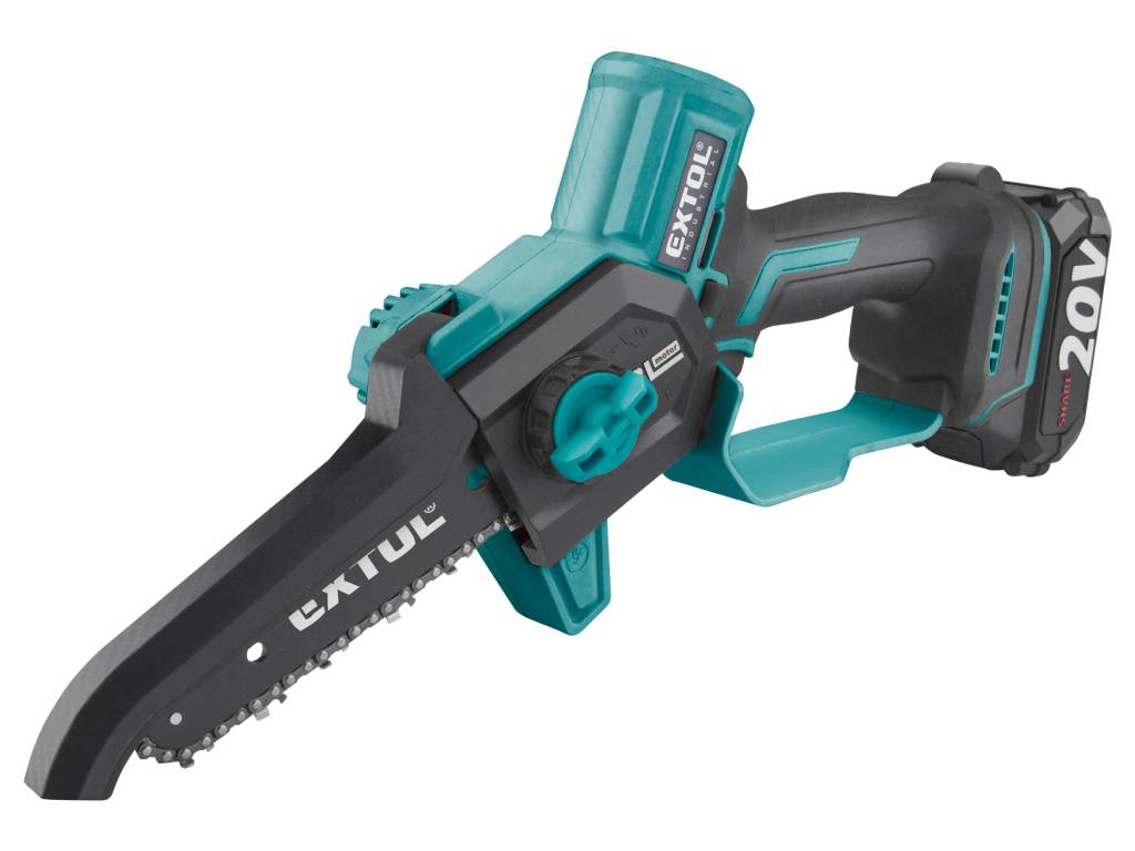 Pila řetězová aku jednoruční BRUSHLESS SHARE20V, EXTOL INDUSTRIAL