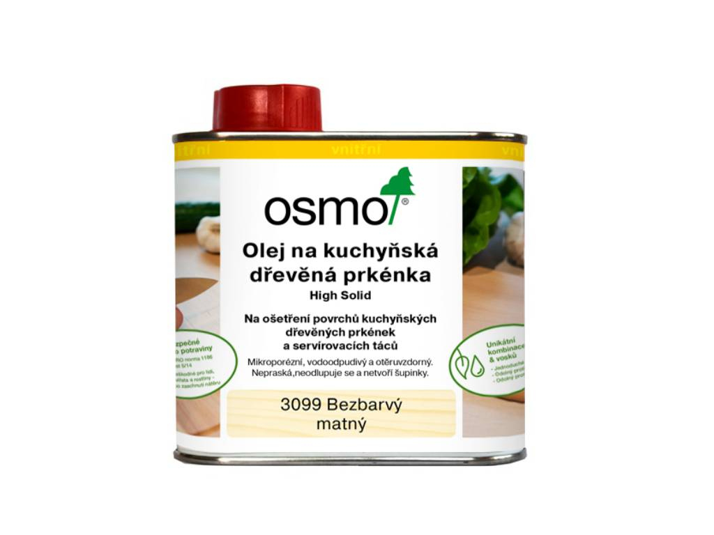 Olej na kuchyňská dřevěná prkénka 3099, OSMO