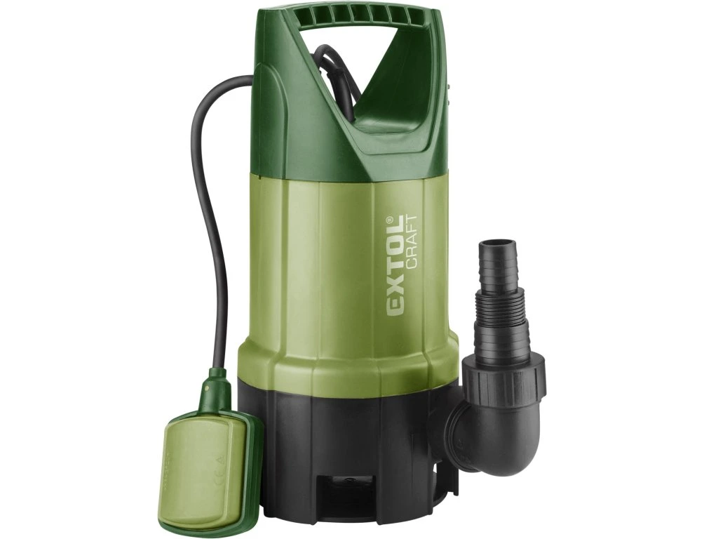 Čerpadlo ponorné na znečištěnou vodu, 400W, 7500l/h, EXTOL CRAFT
