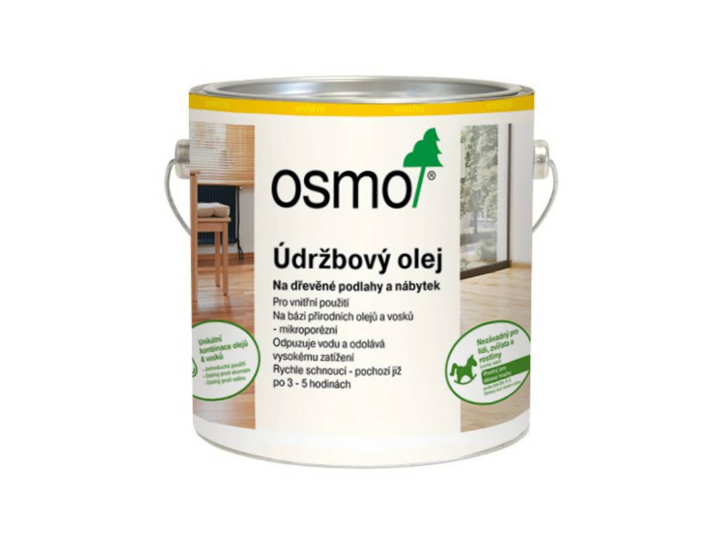 Olej údržbový polomatný, protiskluzový R9 3098, OSMO