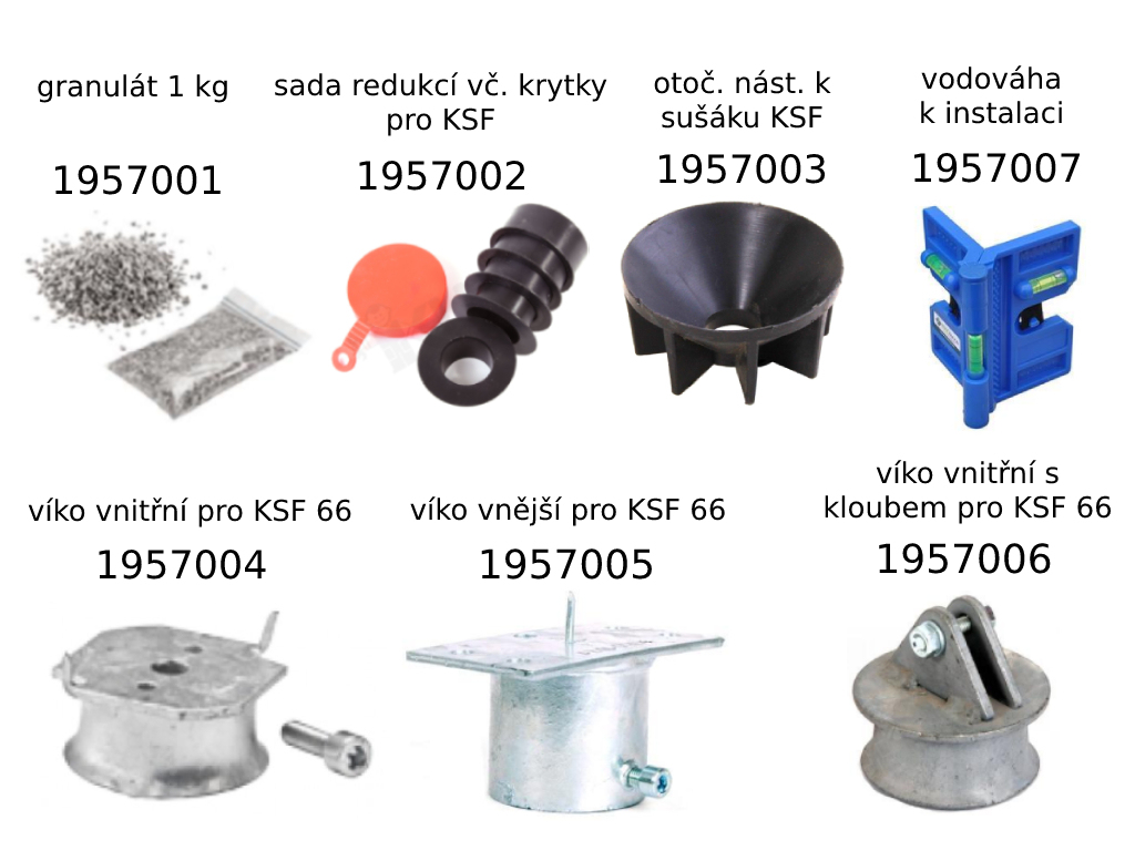 Príslušenstvo k zemným skrutkám KRINNER KSF