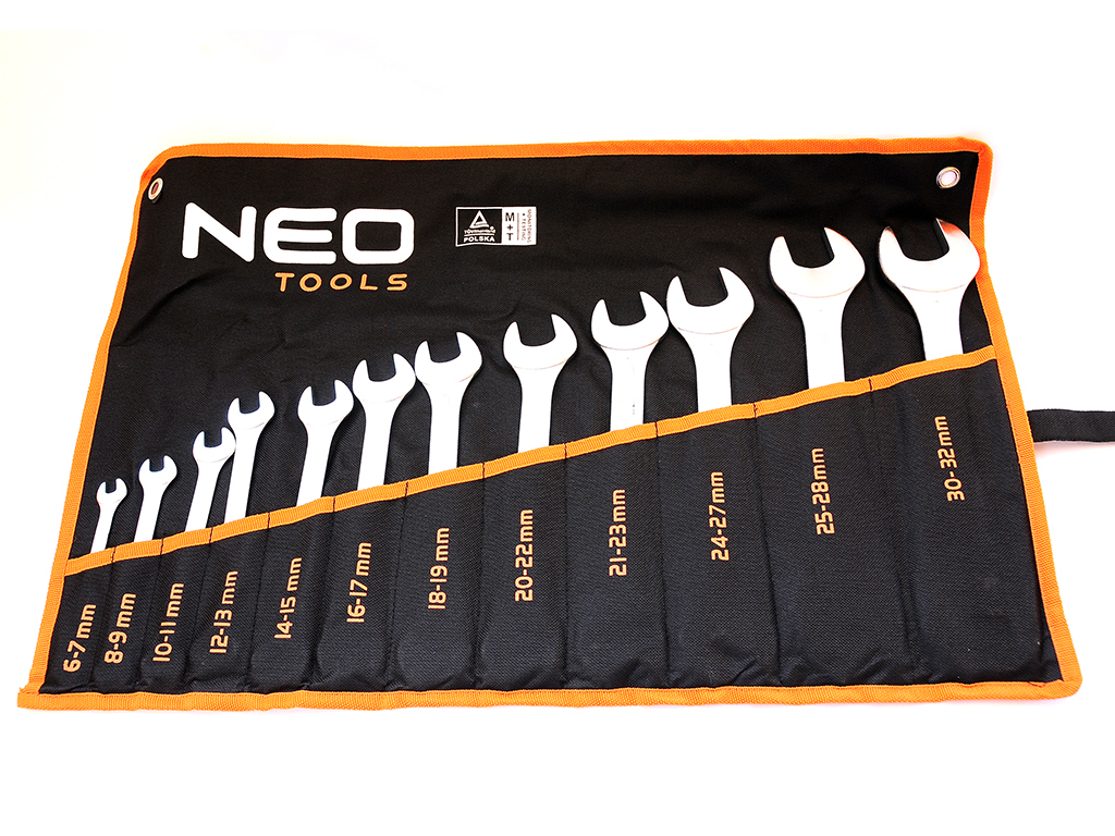 Sada vidlicových klíčů dvanáctidílná 6-32 mm, výrobce NEO tools