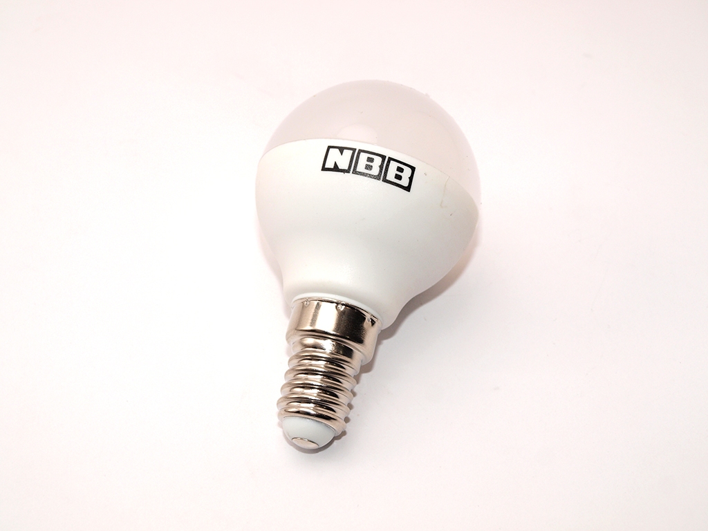 LED žiarovka, závit E14, malá banka, 6-7W
