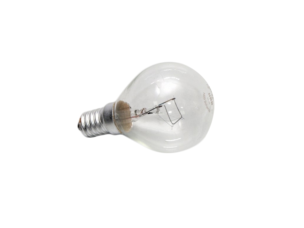 Žiarovka klasická číra E14 iluminačná
