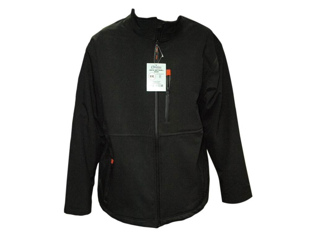 Bunda pracovný softshell Savio, čierna, výrobca Opsial