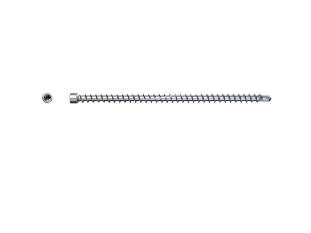 Skrutka do dreva s valcovou hlavou POWER FULL, TORX, zinok biely, Fischer
