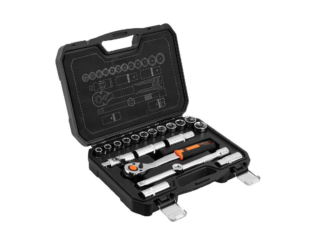 Gola sada 1/2", 20 dielov, NEO tools