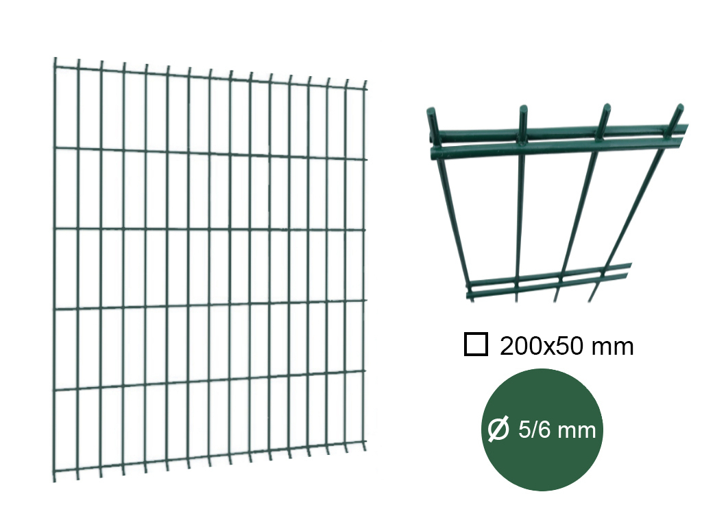 Dielec plotový PILOFOR SUPER, drôt 5/6 mm, zelený