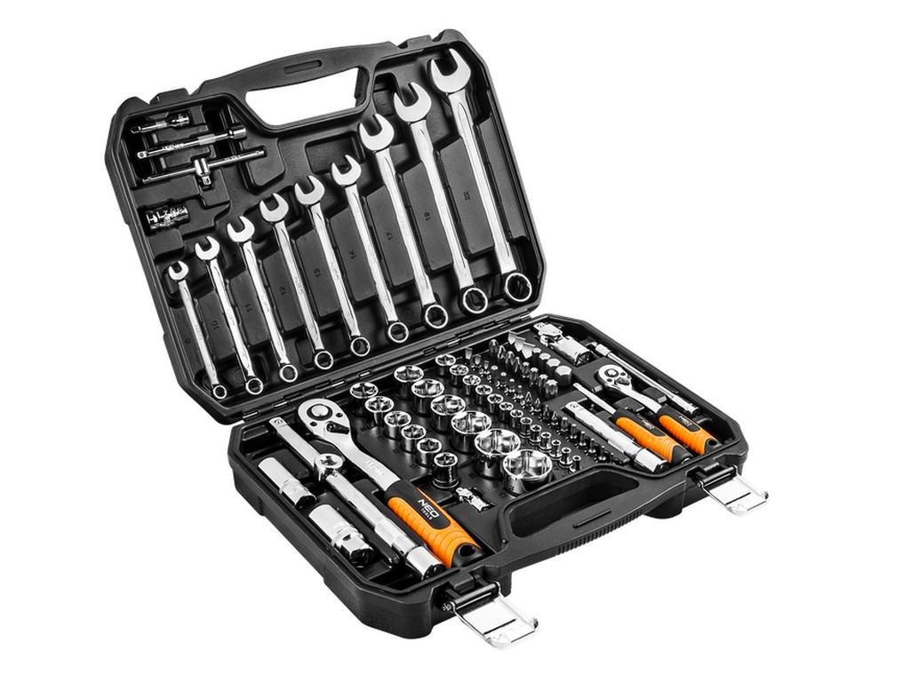 Gola sada 1/4" a 1/2", 82 dielov, NEO tools
