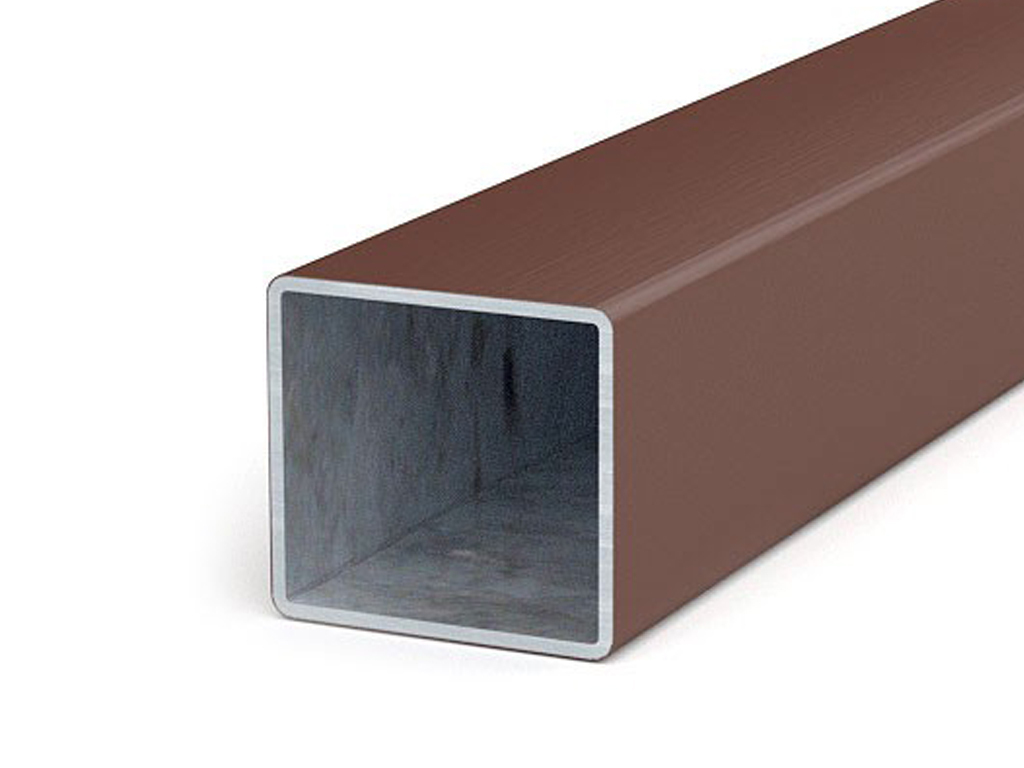 Stĺpik plotový z jeklu 60 x 60 mm, ZN + PVC