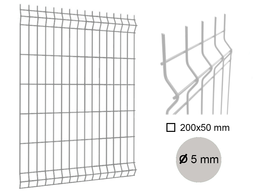 Dielec plotový PILOFOR CLASSIC, drôt 5 mm, pozinkovaný