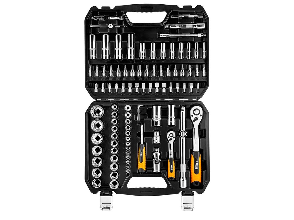 Gola sada 1/4" a 1/2", 94 dielov, NEO tools