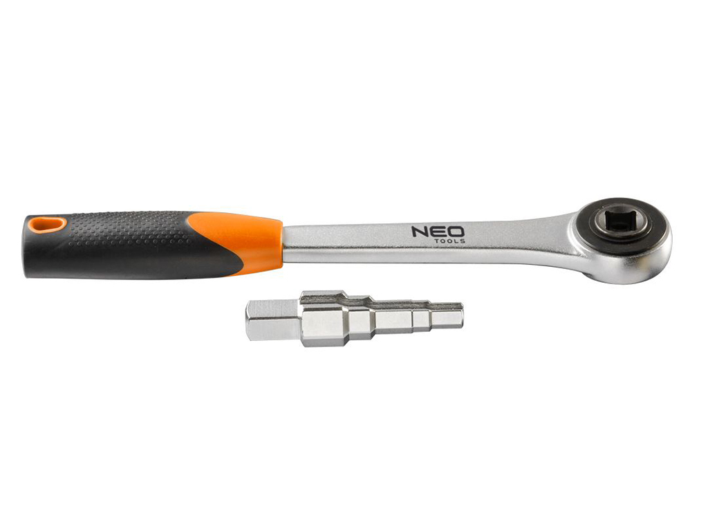 Kľúč na šróbenie s račňou 1/2", 3/8", NEO tools