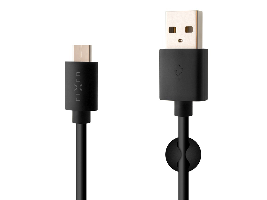 Dátový a nabíjací kábel FIXED s konektormi USB/USB-C, USB 2.0