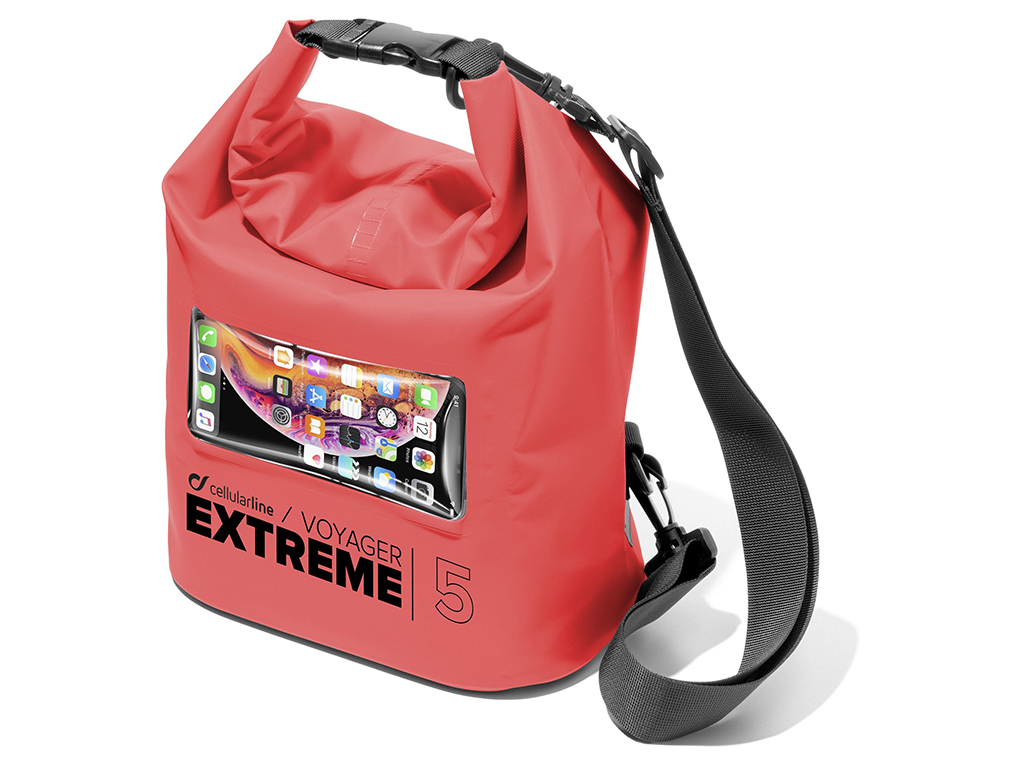 Vodotesný vak s vreckom na mobilný telefón Cellularline Voyager Extreme