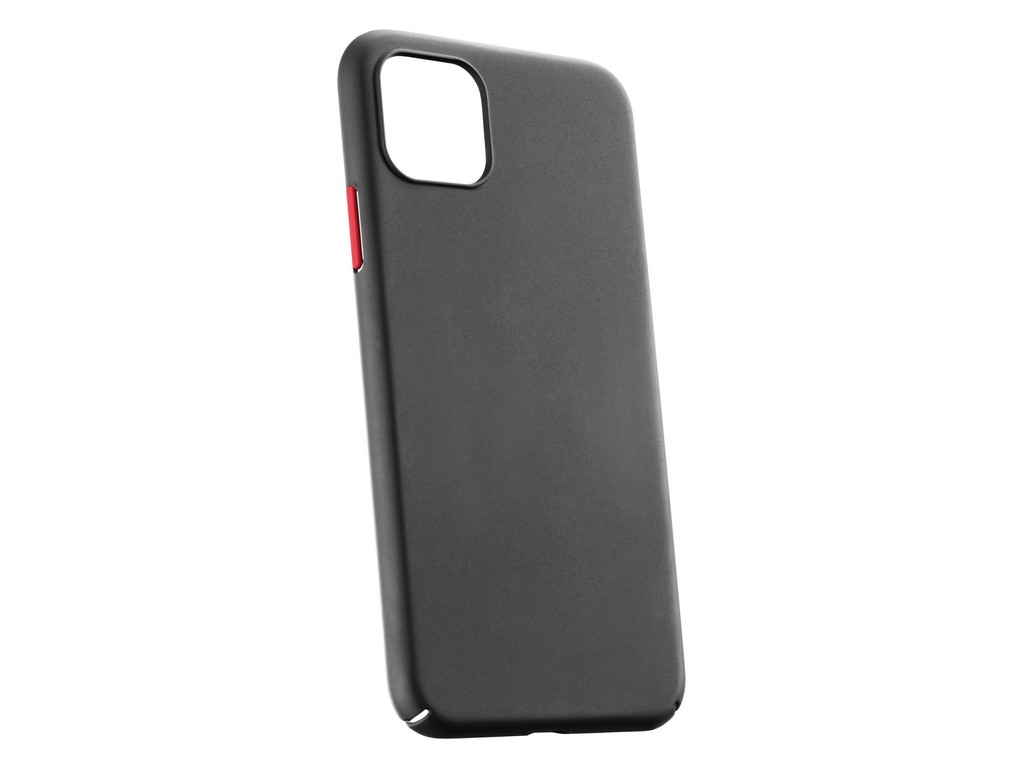 Zadný kryt Cellularline Elemento Black Onyx pre Apple iPhone