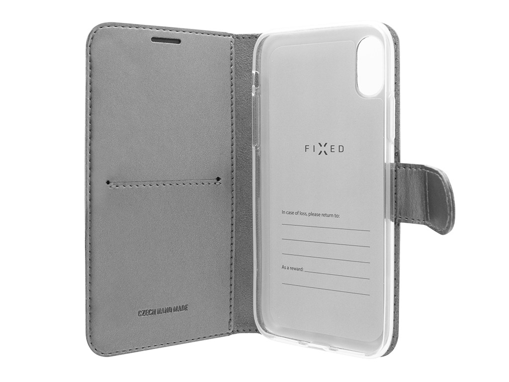 Puzdro typu kniha FIXED FIT Shine pre Samsung