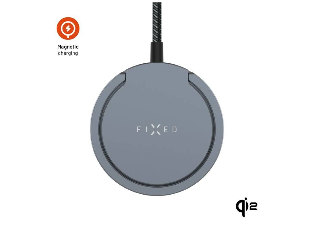 Bezdrátová nabíječka FIXED MagPad Pro s Qi2 a stojánkem