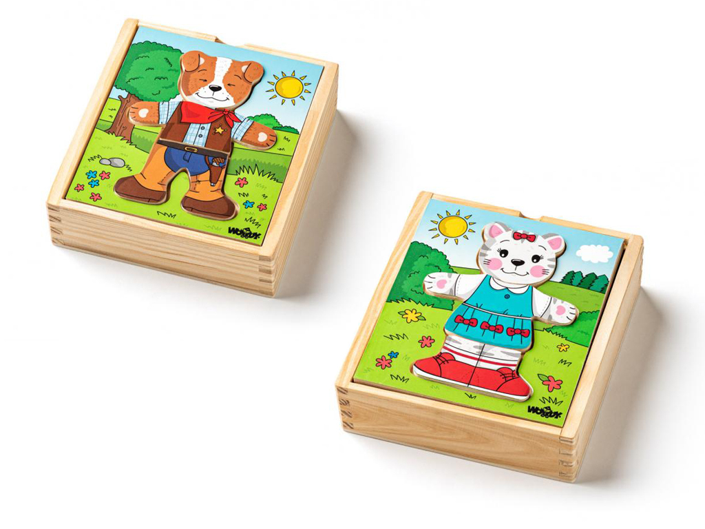 Puzzle šatníková skriňa