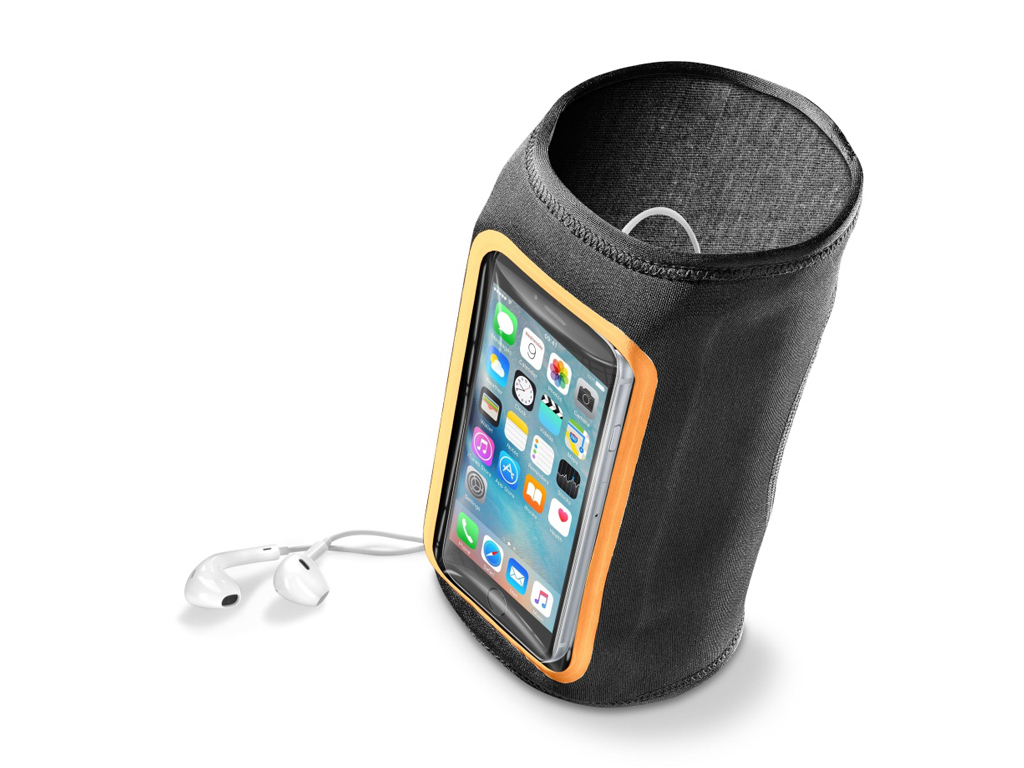 Športové neoprénové púzdro CellularLine ARMBAND FLEX, SUMMER EDITION, do veľkosti 5,2"