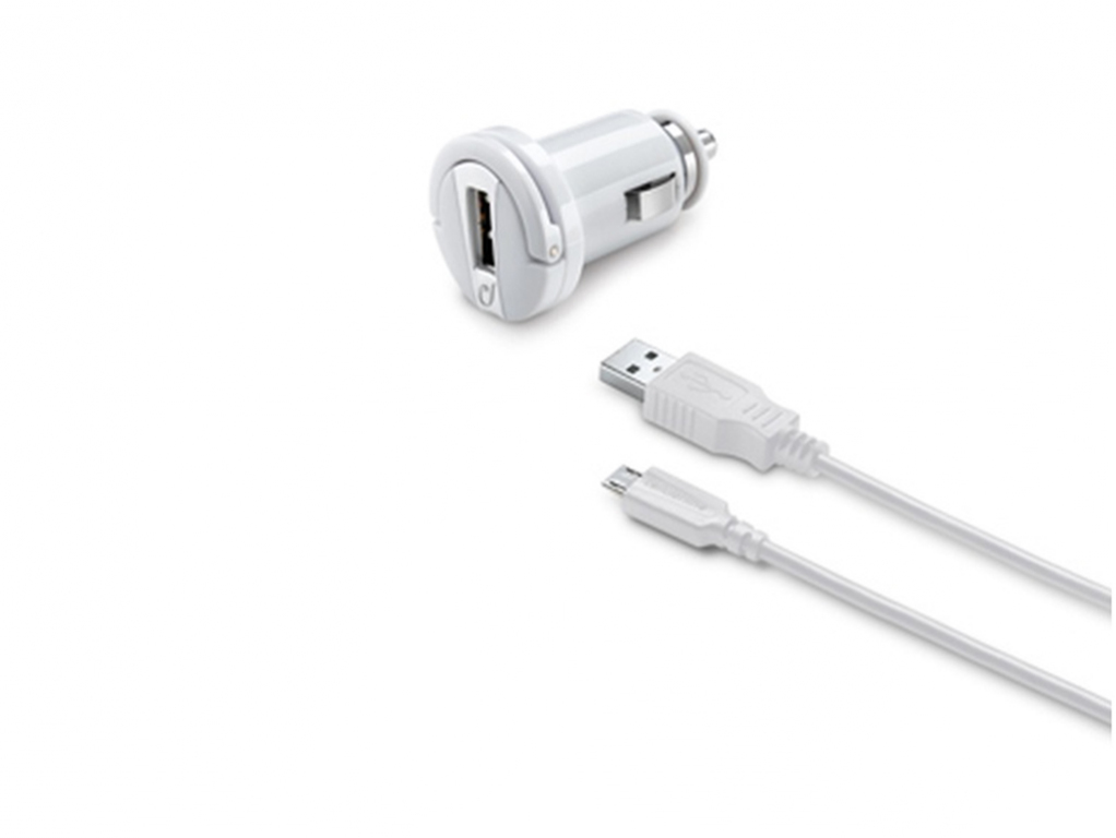 Autonabíjačka CellularLine s dátovým káblom a konektorom microUSB