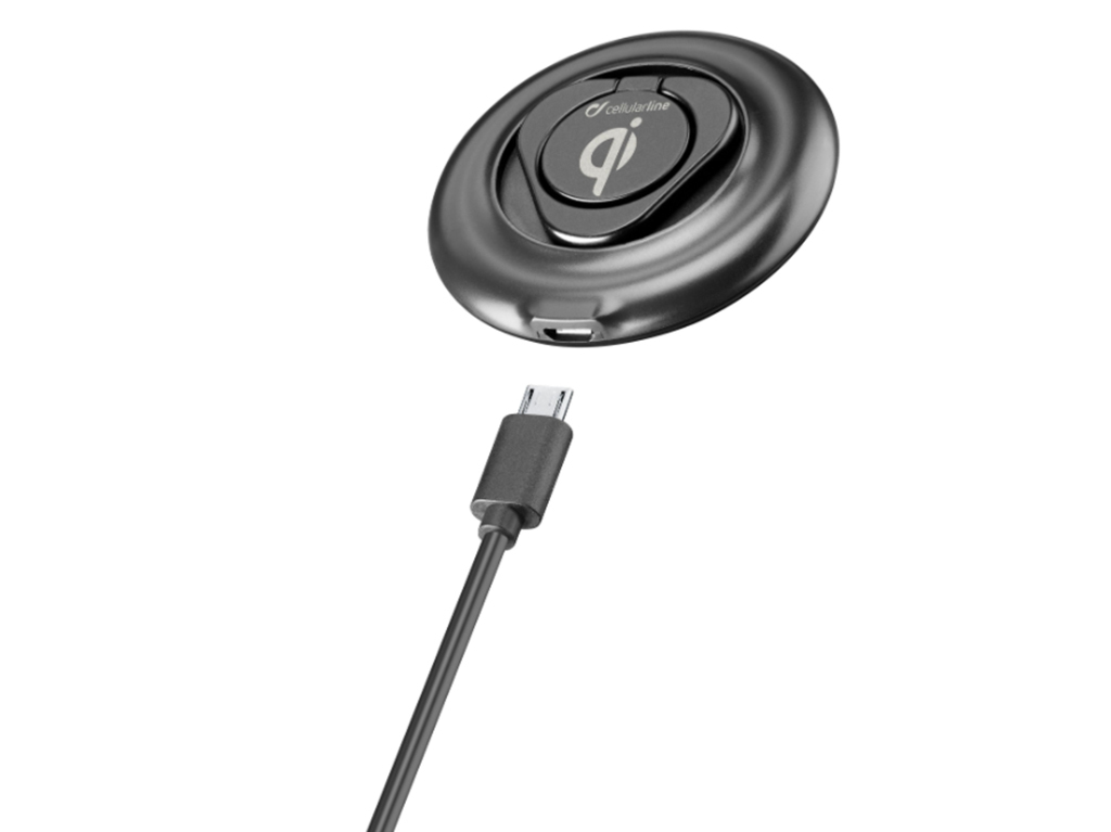 Bezdrôtová nabíjačka Cellularline Wireless Octopus s prísavkami, Qi kompatibilná, max. 10W