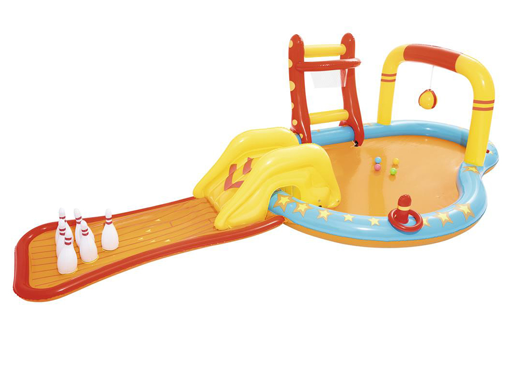 Nafukovací bazénik so šmykľavkou a kolkami, 4,53 x 2,13 x 1,17 m