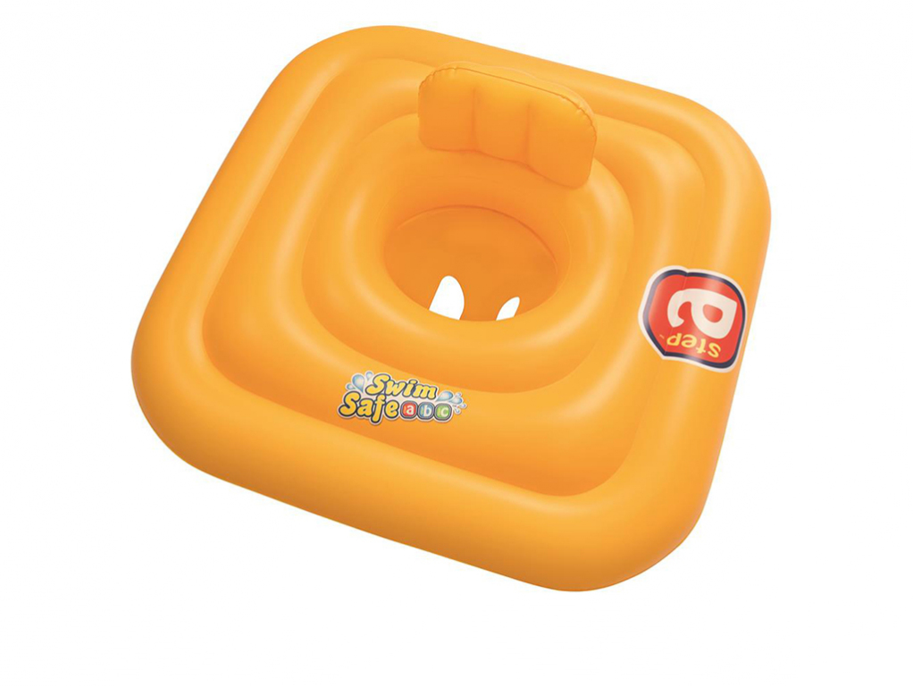 Nafukovacia baby sedačka s opierkou Step A, 0,76 x 0,76 m