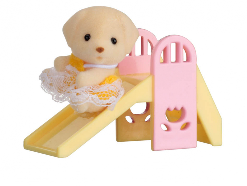 Baby príslušenstvo - psík na šmykľavke