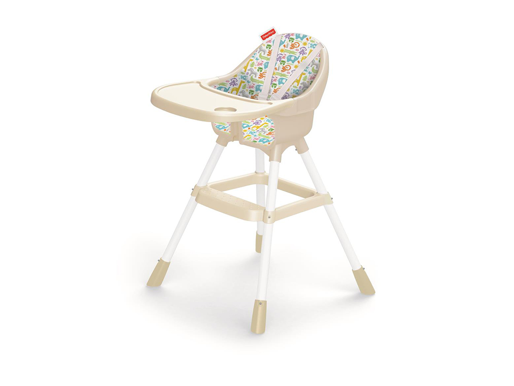 Detská jedálenská stolička biela, Fisher Price