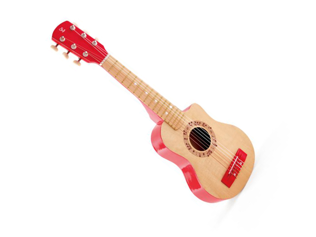 Detská gitara červená